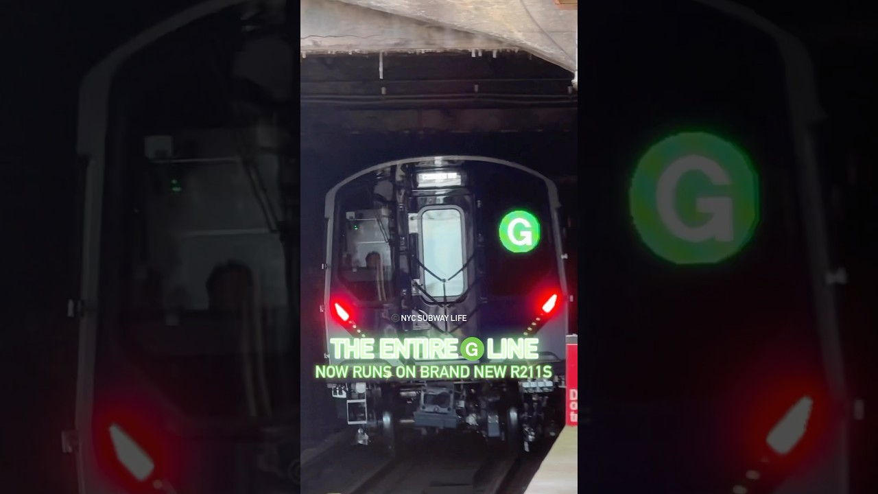 The Entire G Line Now Runs on Brand New &ldquo;State of The Art&rdquo; R211 Trains. #NYCSubway #R211