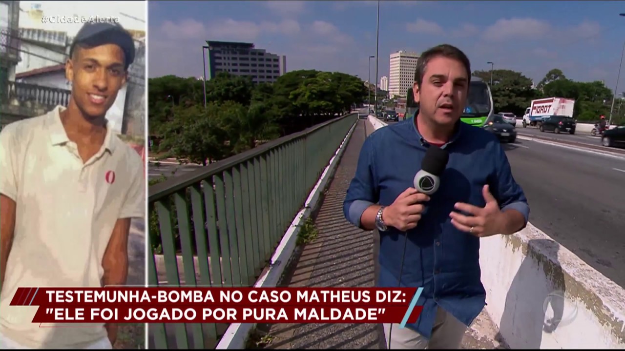 Caso Matheus: testemunha-chave viu discussão e assassinato na ponte do Piqueri