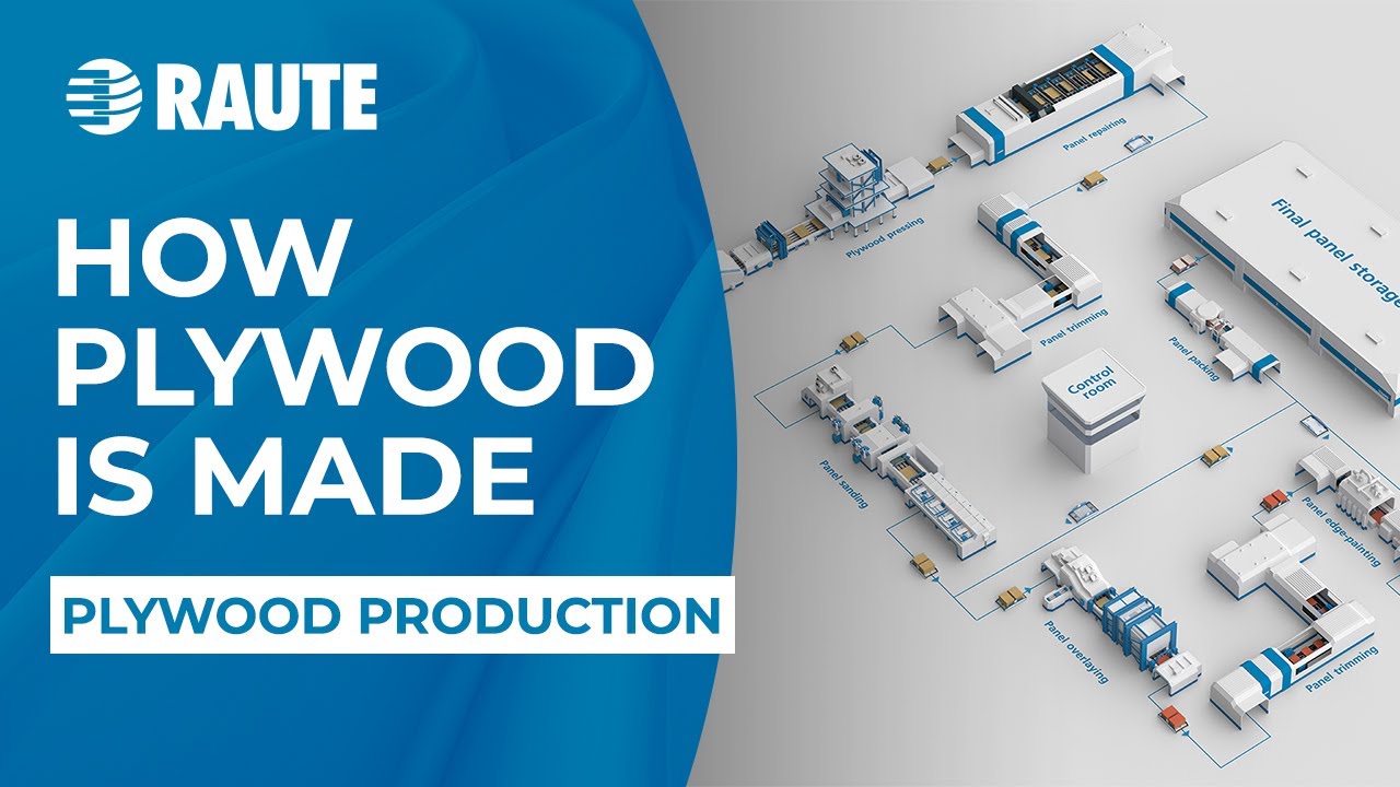 How plywood is made?