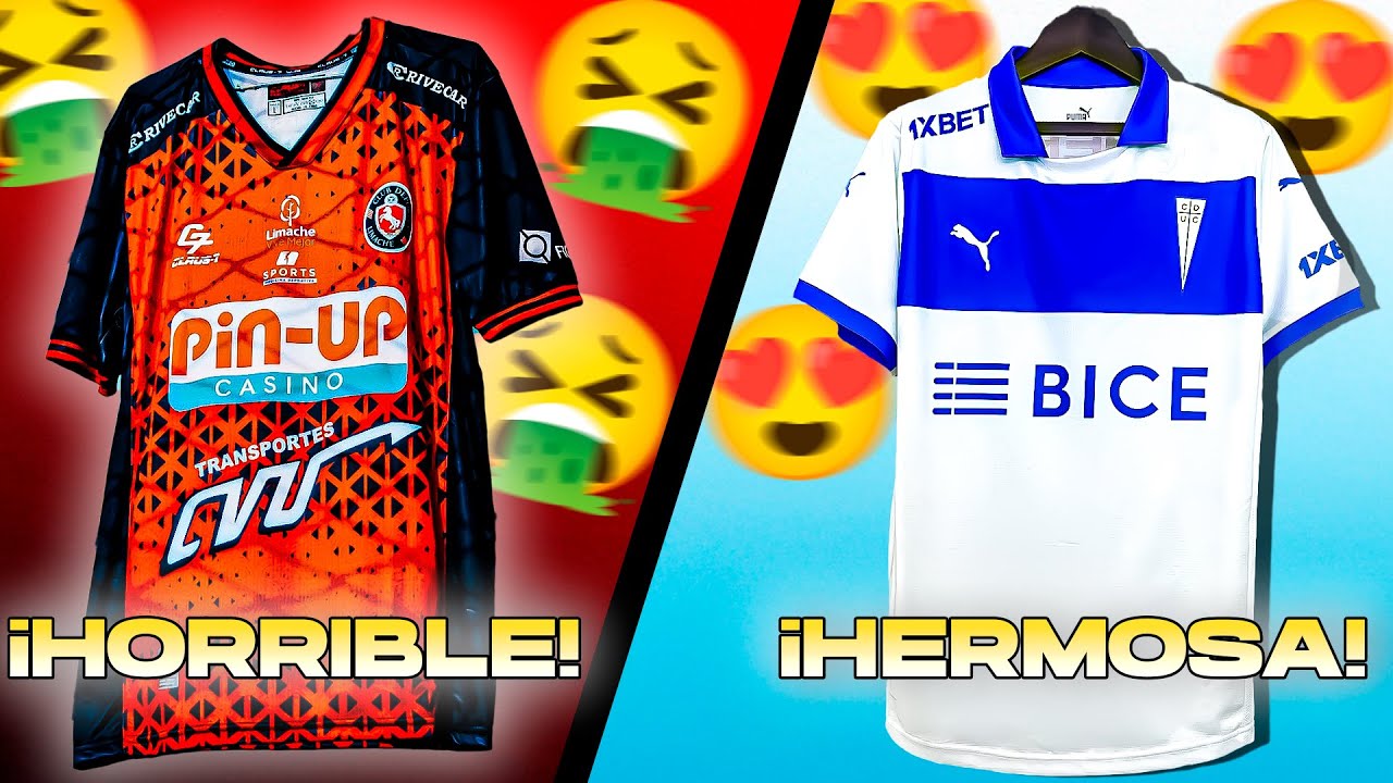 🔥 Las CAMISETAS MÁS FEAS y MÁS BONITAS del Fútbol Chileno 2025