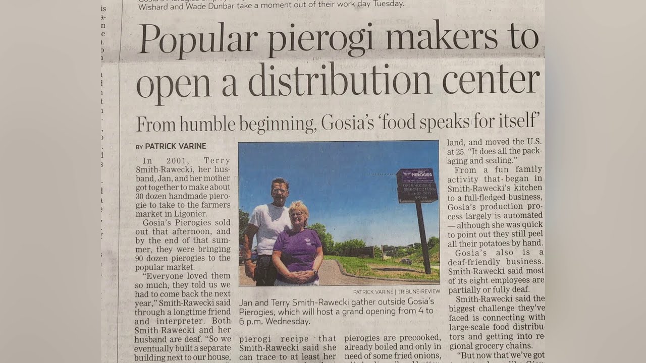 Gosia’s Pierogies factory grand opening