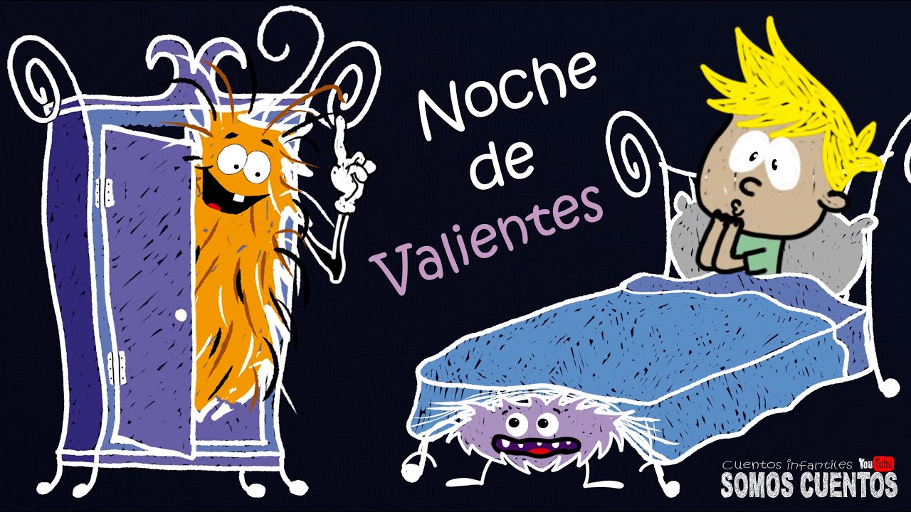 Noche de valientes. 💪&iexcl; Cuento para vencer el miedo  !!!👹  [📚🎙️  AUDIO CUENTOS CORTOS INFANTILES]