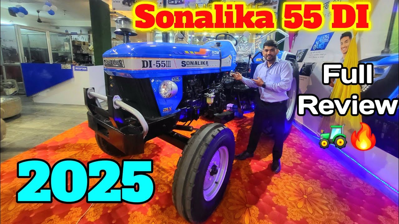 Sonalika 55 DI Latest Model 2025 | Full Review, Price & Features 🚜🔥 | @yogeshmewalvlogs 