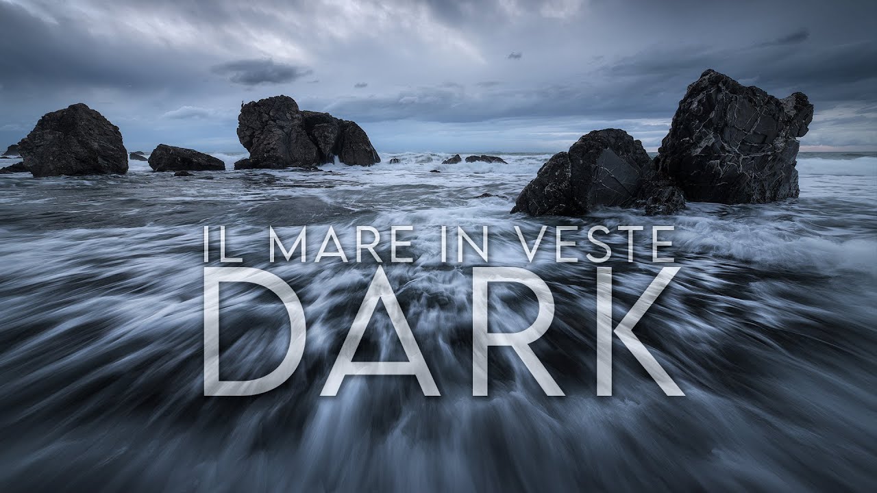 Ma quanto sono belle le condizioni DARK quando scatti al MARE? | Vlog fotografia paesaggio Toscana