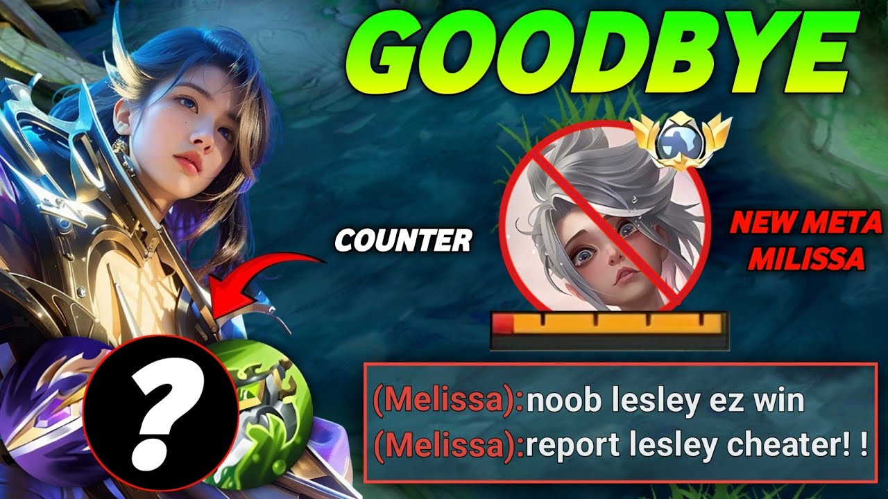 TUTORIAL LESLEY VS MELISSA🔥!! LESLEY ONE SHOT BUILD AND EMBLEM 2025 HERE - MLBB