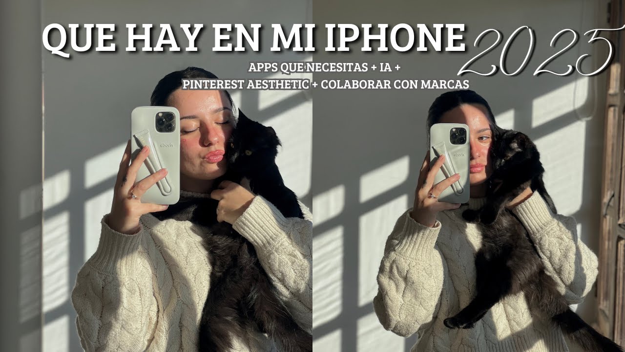QUÉ HAY EN MI IPHONE 2025 | apps que necesitas + aesthetic + editar estilo pinterest