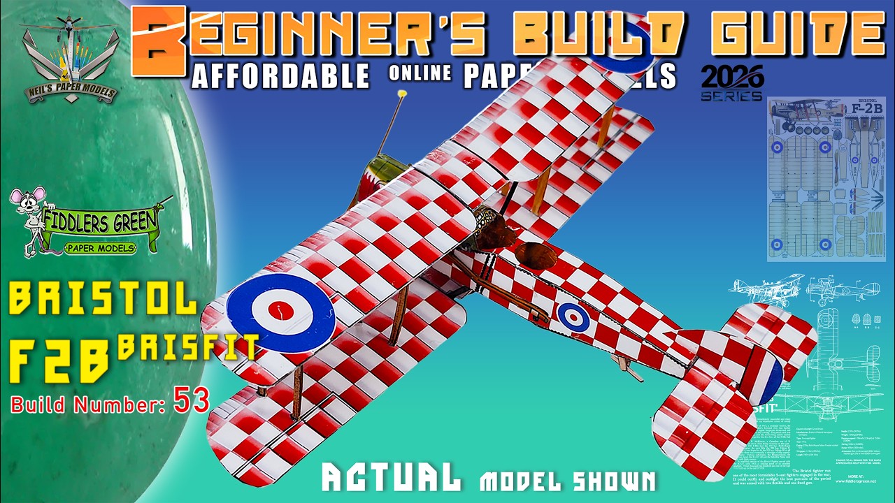 РУКОВОДСТВО ДЛЯ НАЧИНАЮЩИХ - КАК ПОСТРОИТЬ МОДЕЛЬ FIDDLERS GREEN MODEL BRISTOL F2B