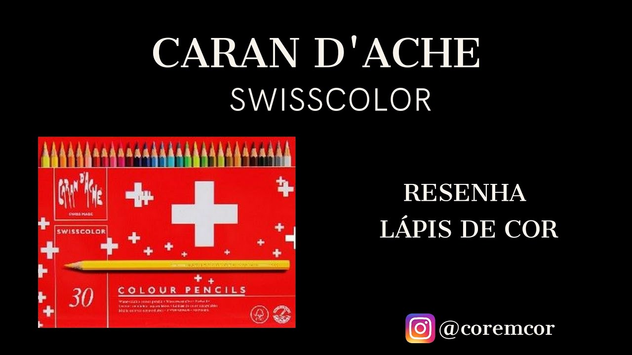 Resenha Lápis de Cor Caran D'Ache Swisscolor