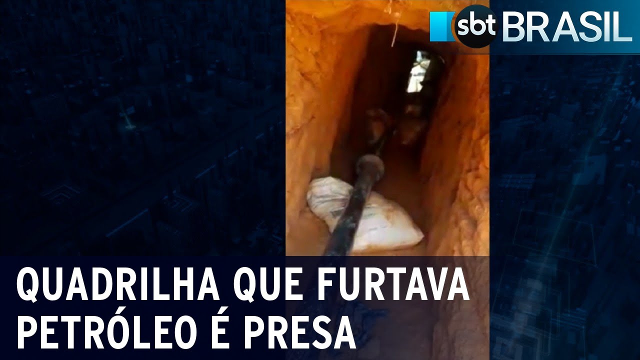 Quadrilha que furtava petróleo é presa no Rio de Janeiro | SBT Brasil (02/03/21)