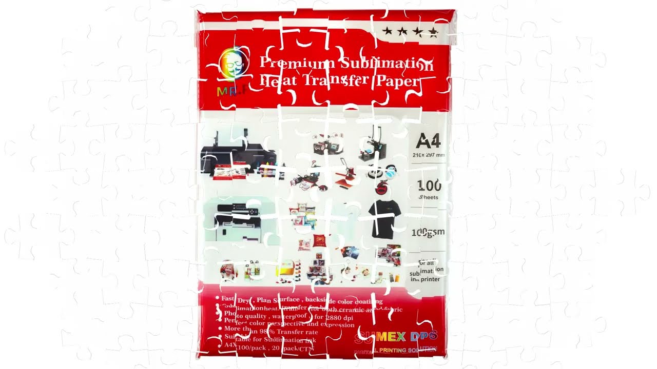 100GSM Premium Sublimation Heat Transfer Paper