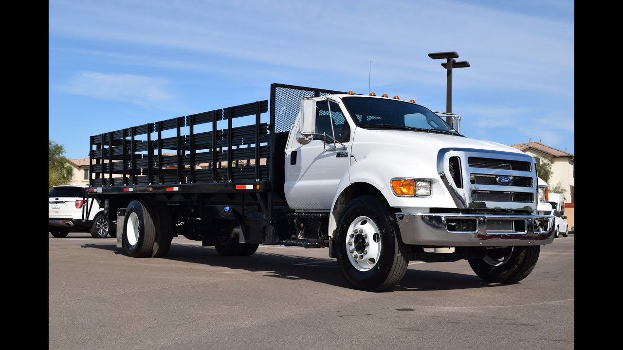 2015 Ford F-650 24' Stakebed w/ Liftgate Walkaround