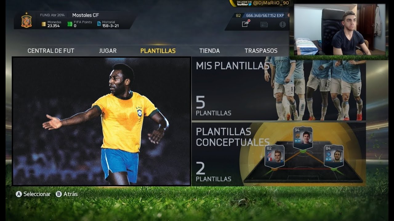 FIFA 15 | JUGANDO CONTRA PELE | Ultimate Team | DjMaRiiO
