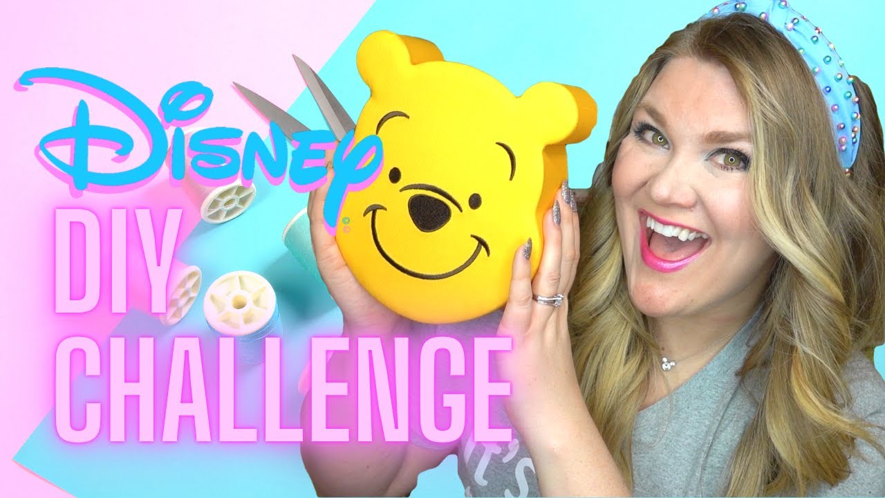 CRAFTED!✂️🎨Disney DIY Challenge w/OverTheMoony  🏰🧵🐭Winnie The Pooh