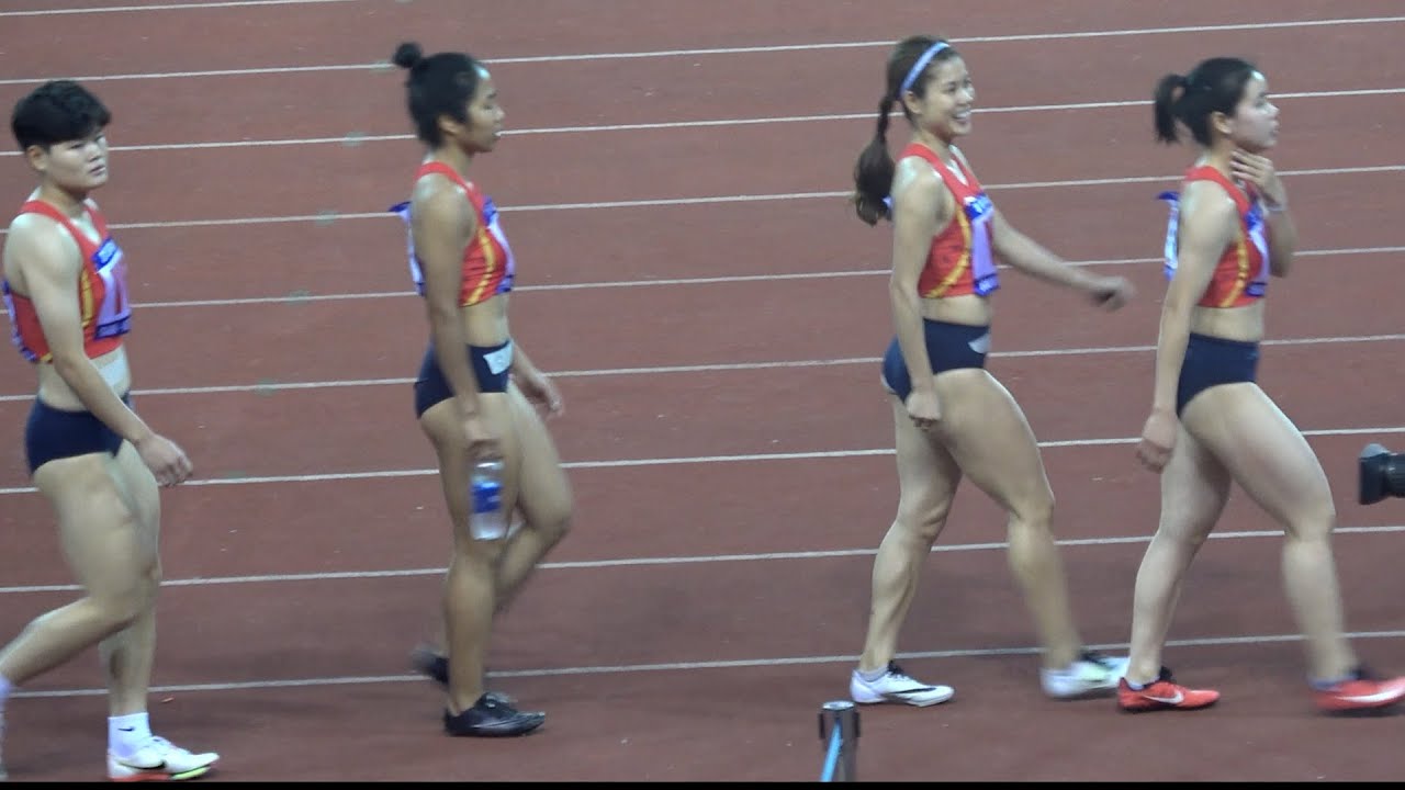 4x100m tiếp sức nữ: Cuộc đua của các cô gái Việt Nam - Thái Lan