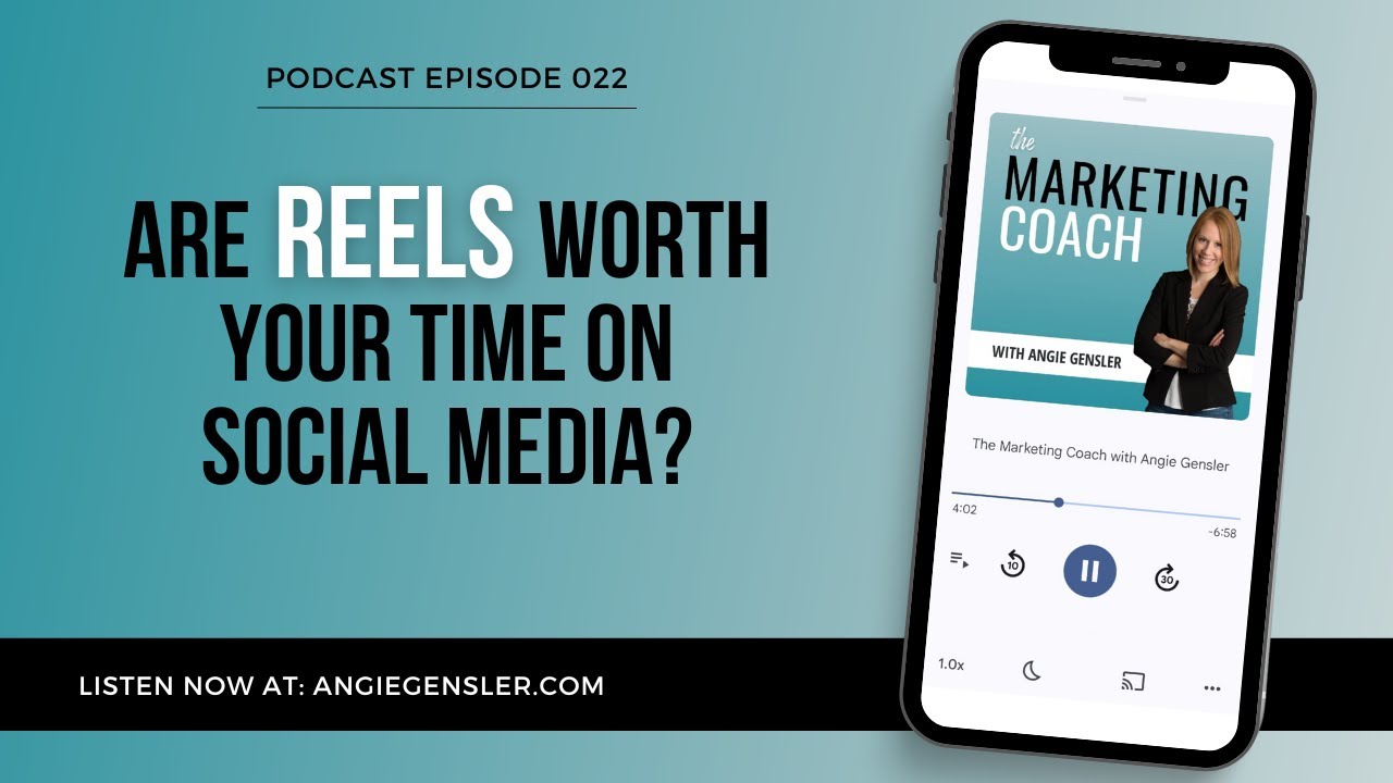 Are Reels Worth Your Time on Social Media [The Marketing Coach Podcast Episode 22]
