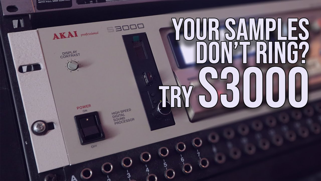 AKAI S3000 - Why AKAI rack sampler is better than sampler in MPC - Part 3