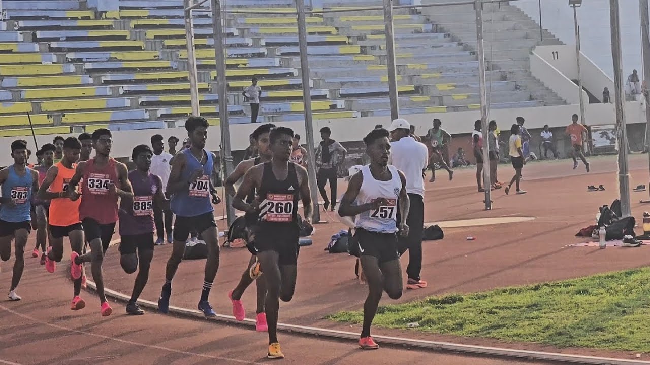 1500m Final – Bharathiar University Games | All-Out Race | #aesthetic #1500 #running 