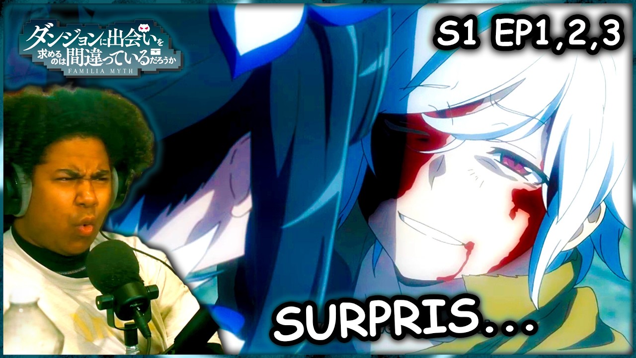 POURQUOI TOUTES LES MEUF LE KIFFE!!! - Danmachi Saison 1 épisode 1,2,3 Réaction