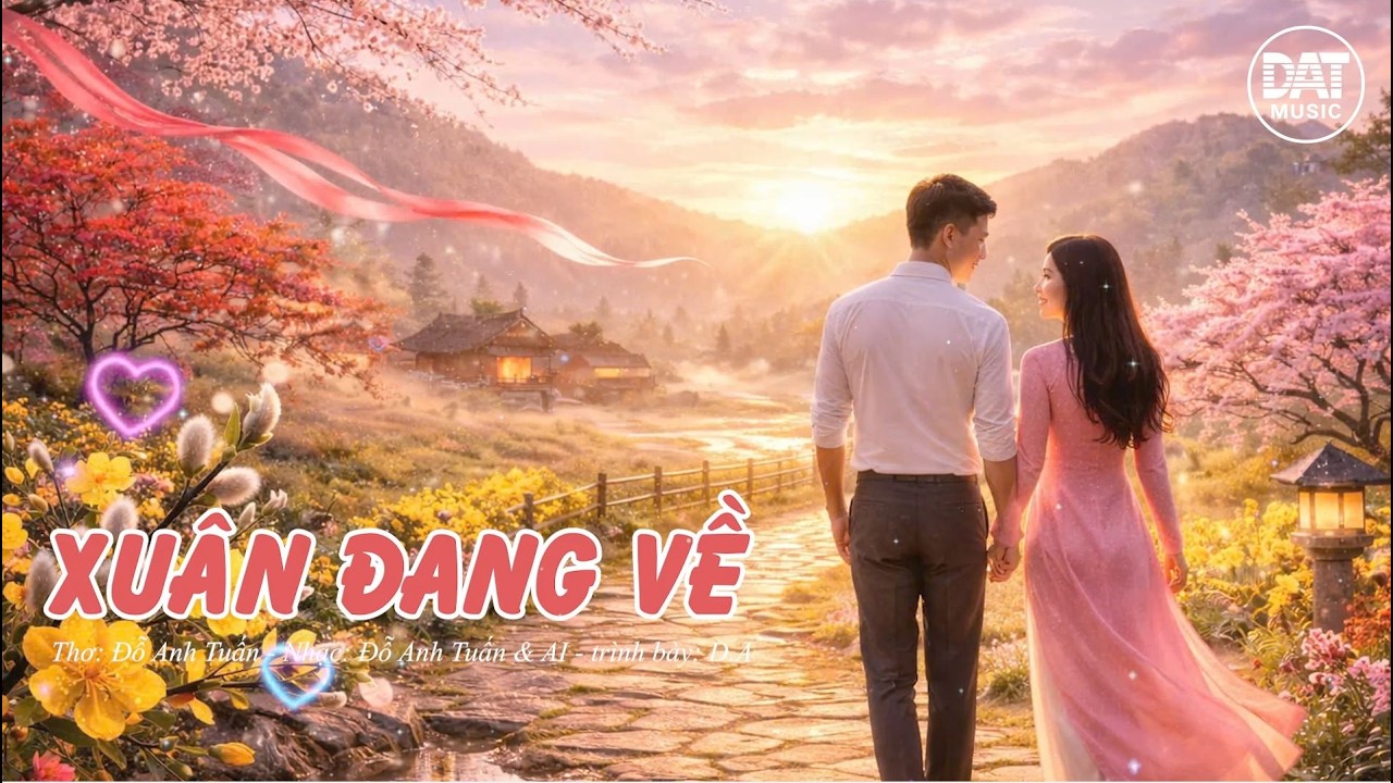 XUÂN ĐANG VỀ - Thơ: Đỗ Anh Tuấn - Nhạc: Đỗ Anh Tuấn & AI - trình bày: D.A