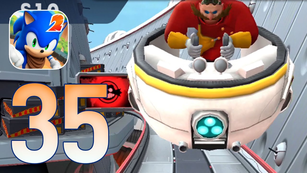Sonic Dash 2: Sonic Boom Gameplay Walkthrough Part 35 - Eggman (iOS, Android)