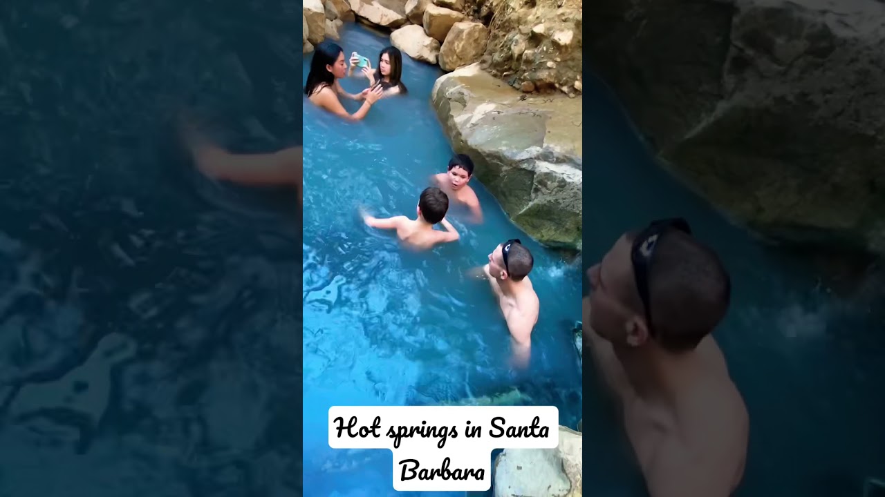 HOT SPRINGS IN SANTA BARBARA CA #travel #vlogger #viral #springs #nature #shorts