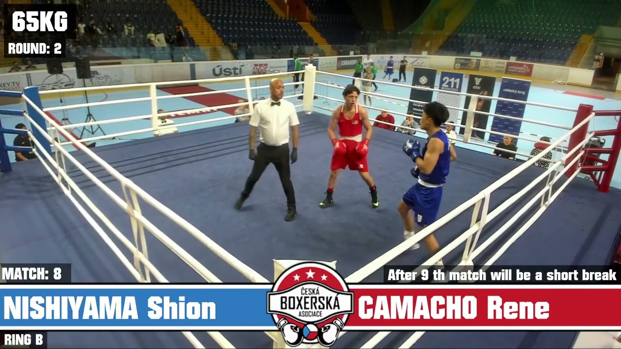 Rene Camacho (USA) vs. Shion Nishiyama (JPN) Grand Prix &Uacute;st&iacute; nad Labem 2025 SF's (65kg)