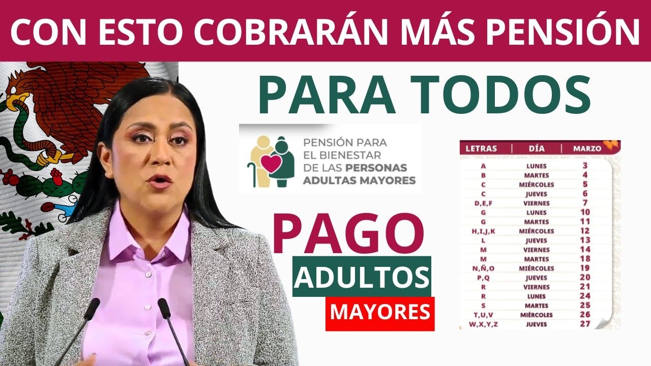 🚨¡ADULTOS MAYORES CON ESTO COBRARÁN MÁS PENSIÓN BIENESTAR!🚨