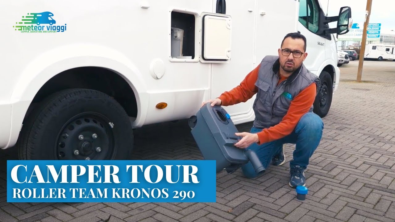Roller Team Kronos 290M - camper mansardato 5 posti letto con maxi garage