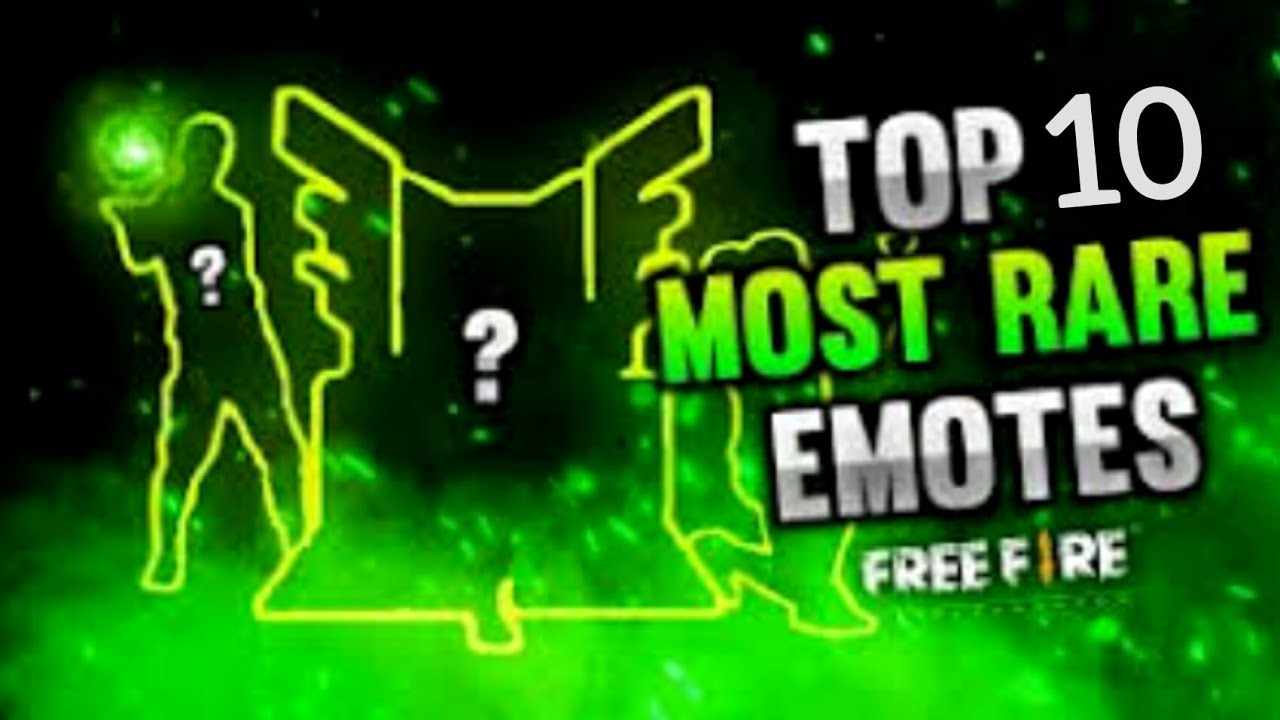 Top 10 most rare emotes in free fire /phir se gaming/free fire emotes/top 10 best emote in free fire