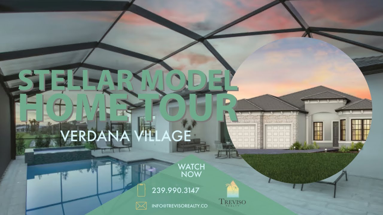 Stellar Model Home Tour - Verdana Village - Estero, FL - 🏡
