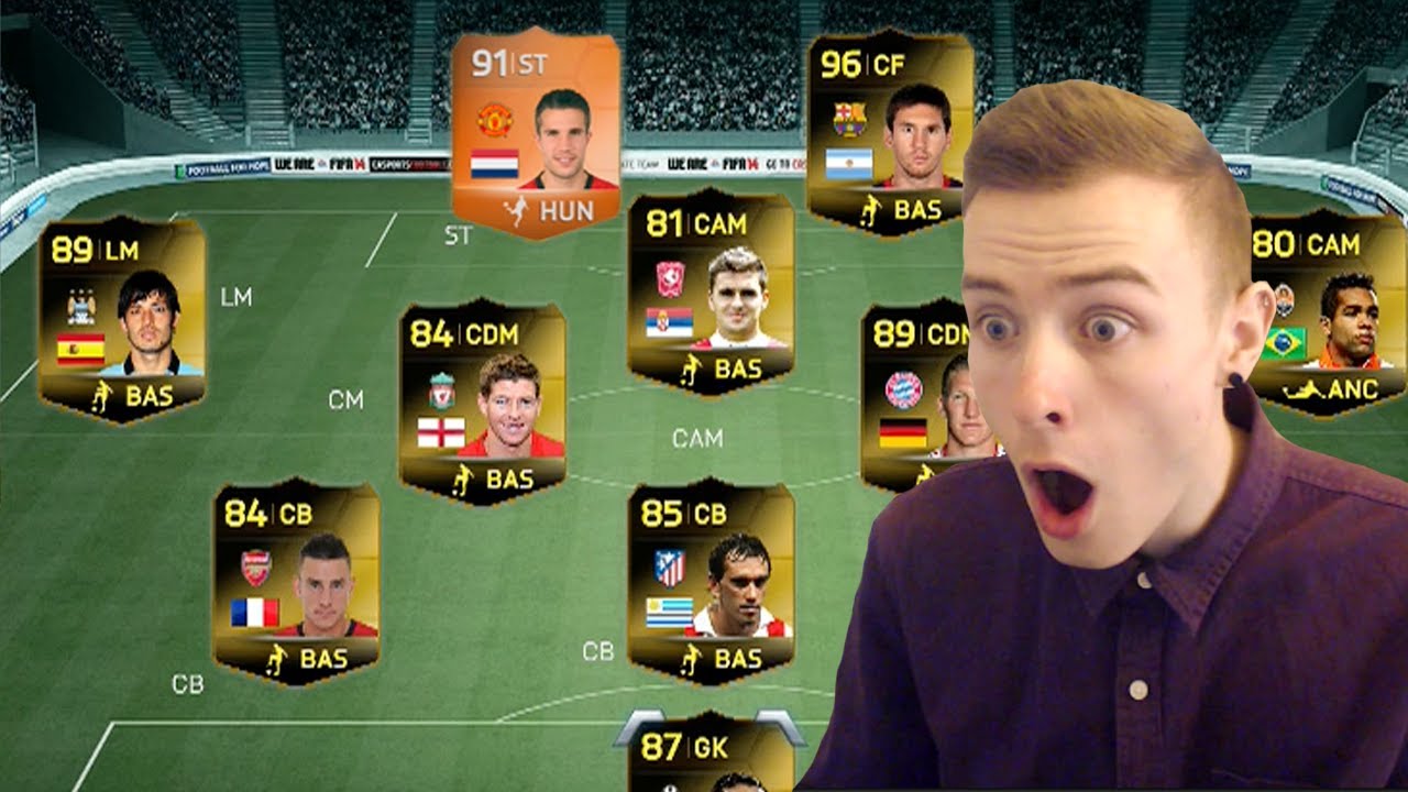 FIFA 14 - HUGE PACK OPENING FOR MOTM VAN PERSIE w/ AN INFORM PLAYER!!!
