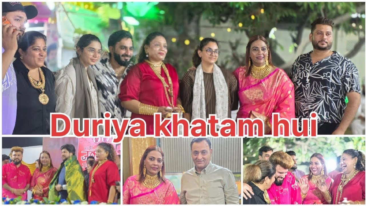 Jaggi bhai ke birthday Mein Ham sab mile kulsum ke Bade Jawai aur beti ka welcome