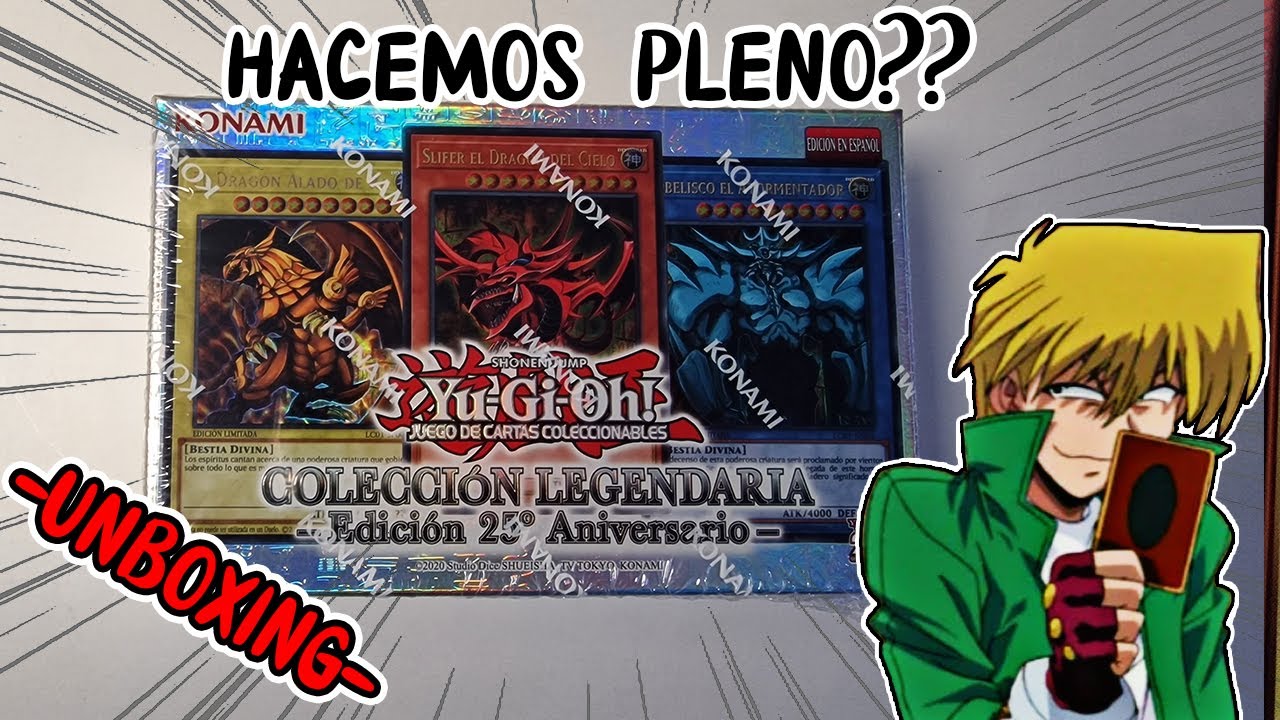 Abrimos x3 COLECCION LEGENDARIA 25º Aniversario YuGiOh!