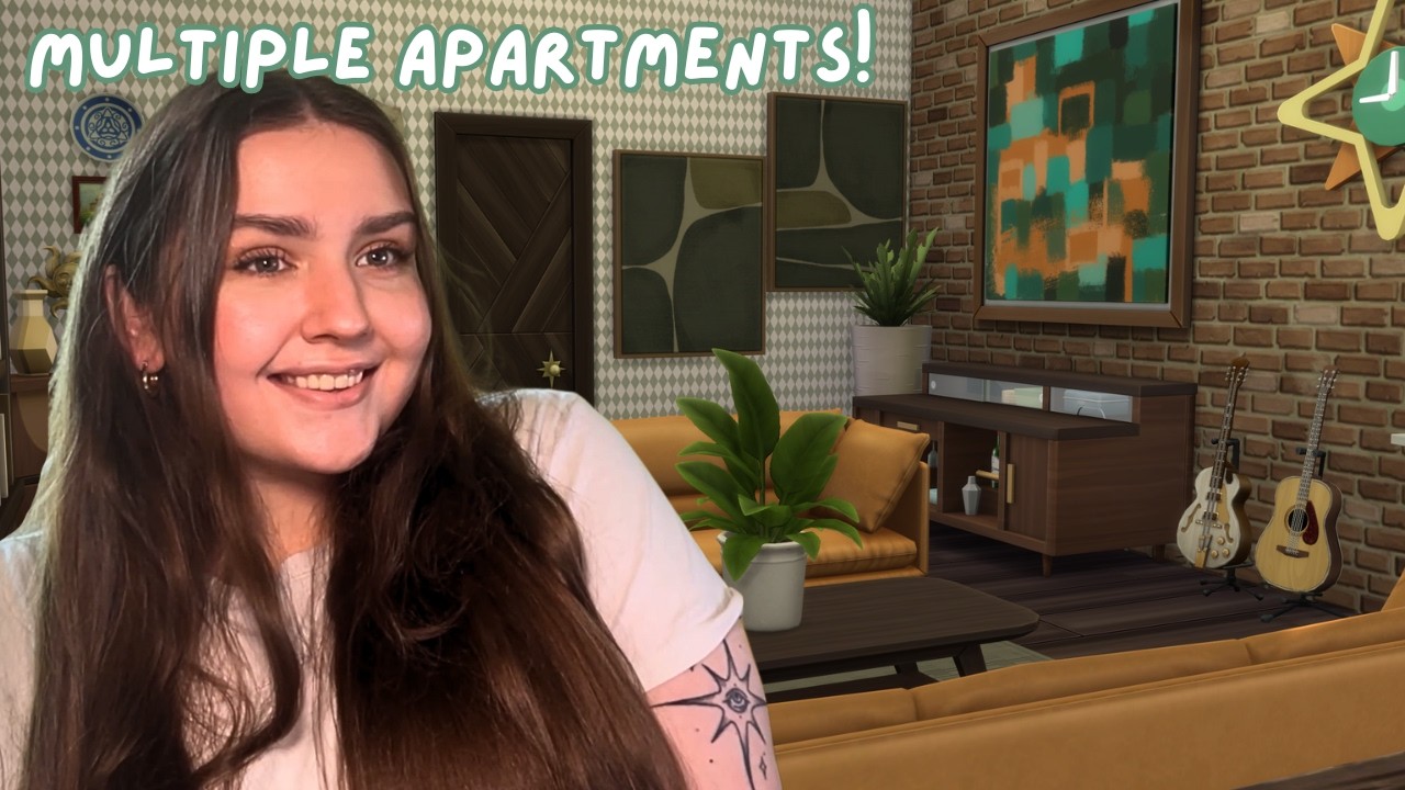 building MULTIPLE apartments for our businesses & hobbies build in the sims 4! - moesi