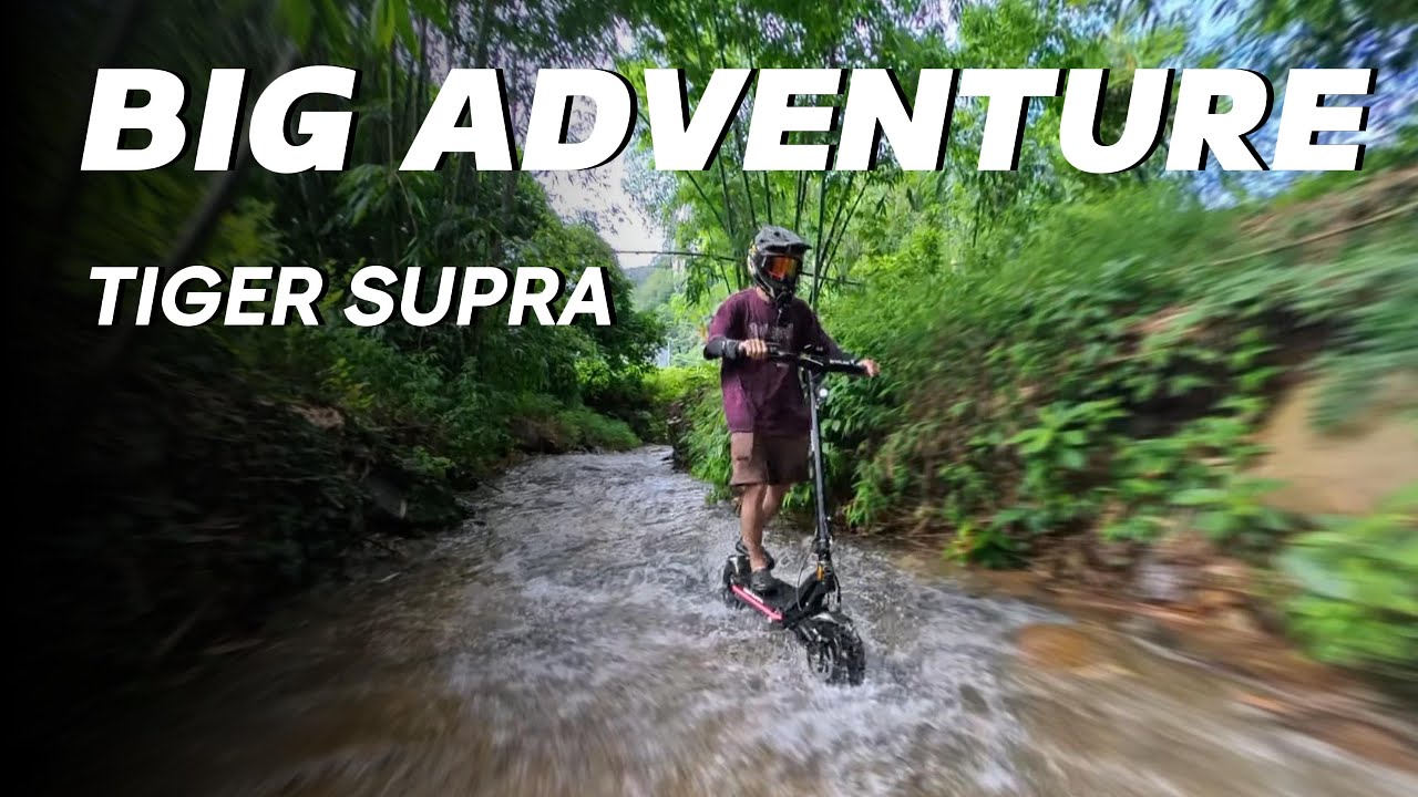 HILEY ADVENTURE | Riding the Tiger Supra on a river