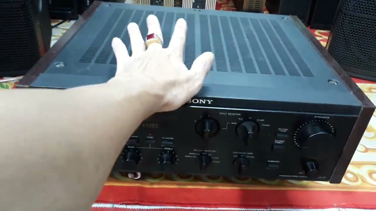 ampli SONY 333ES(madein japan)như thế n&agrave;y đ&atilde; đủ đẹp leng keng chưa c&aacute;c b&aacute;c ☎ 0368724218