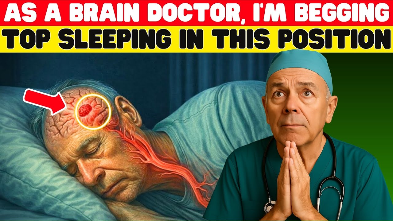 SENIOR, Cardiac Surgeon Warns: This Sleeping POSITION Raises STROKE Risk Overnight!