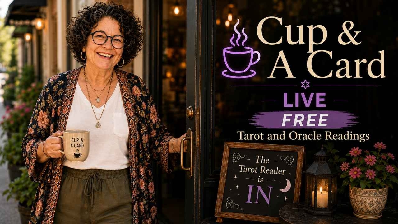 ☕ FREE Tarot & Oracle Readings  | Cup & A Card  | LIVE Monday Morning Tarot