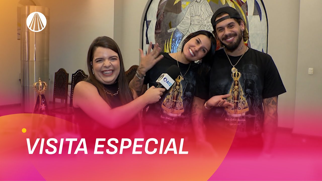 Ana Castela e Z&eacute; Felipe Visitam o Santu&aacute;rio Nacional | Viva a Tarde