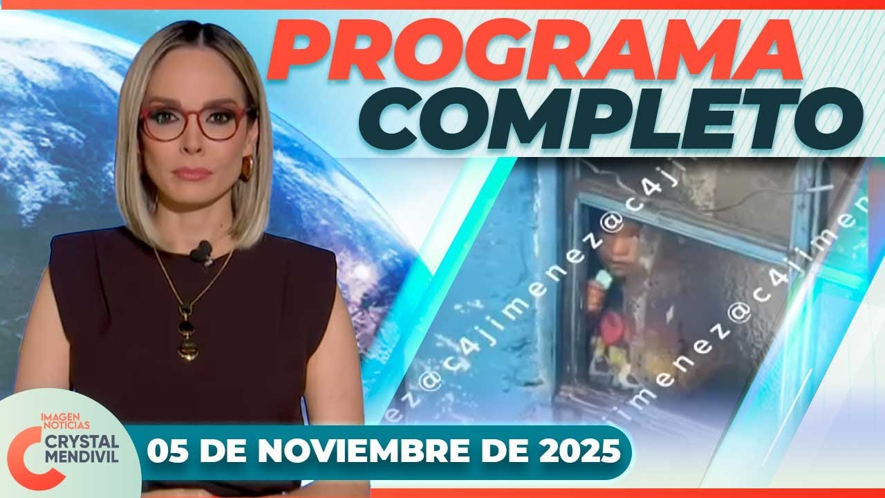 Noticias con Crystal Mendivil | Programa completo 5 de noviembre de 2025