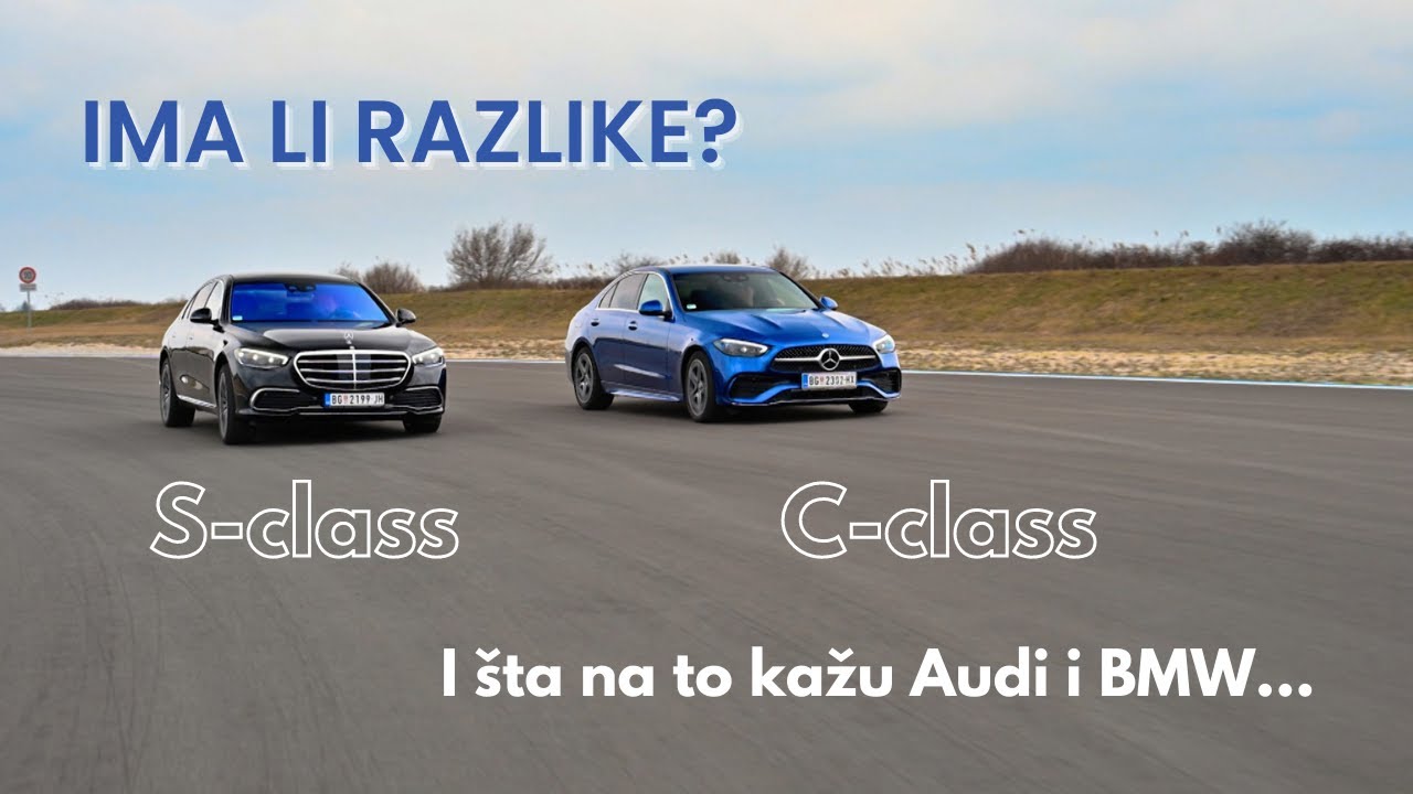 Da li je C-klasa bolja od S-klase? I šta na to kažu Audi i BMW?