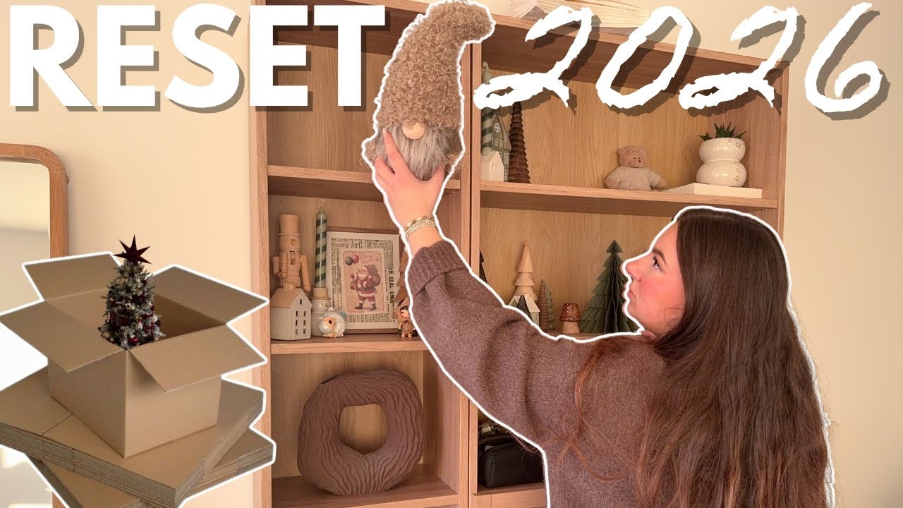 RESET D&Eacute;CO DE L'APPART : 2026 on range et on change tout (+ haul course)