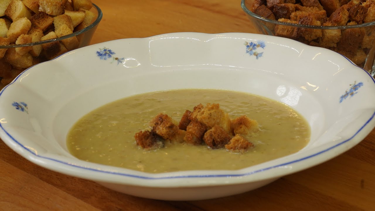 Výtečná HRACHOVÁ POLÉVKA s křupavými krutonky | Vaříme s Kubíčkem (RECEPT #70)