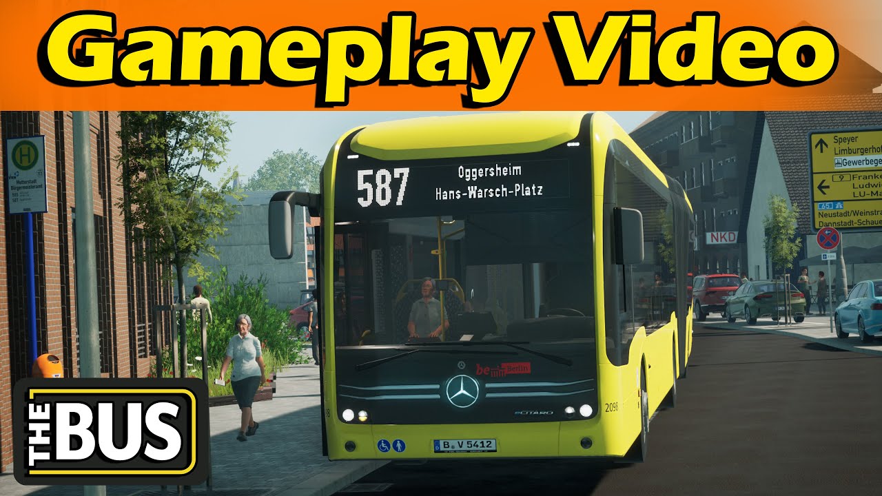 AGRESSIVE BUS DRIVER ON THE ROAD │ THE BUS Gameplay Video #1