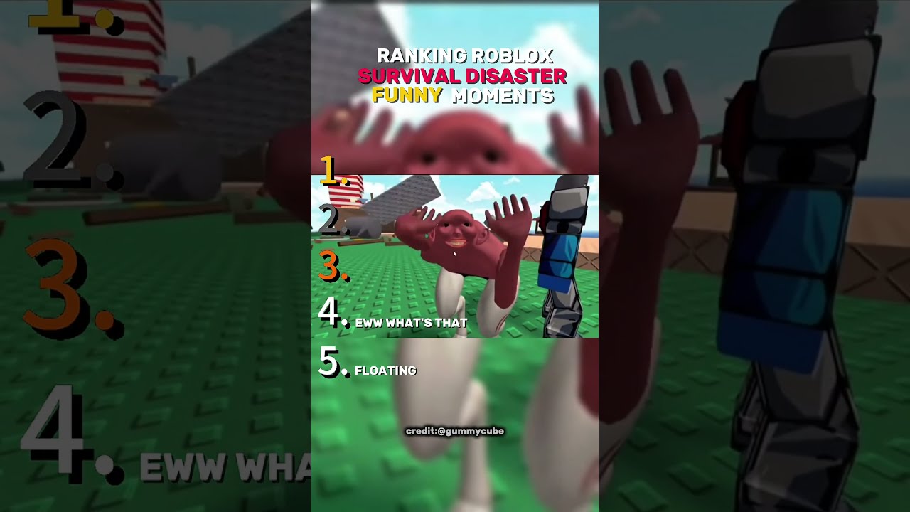 Ranking roblox survival disaster funny moments 
