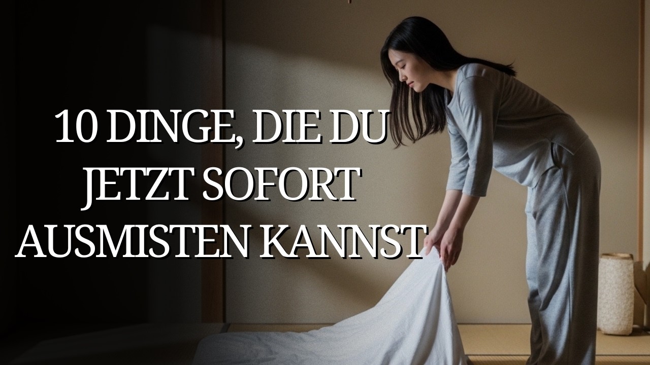 10 Dinge, die du jetzt sofort ausmisten kannst | Japanischer Minimalismus