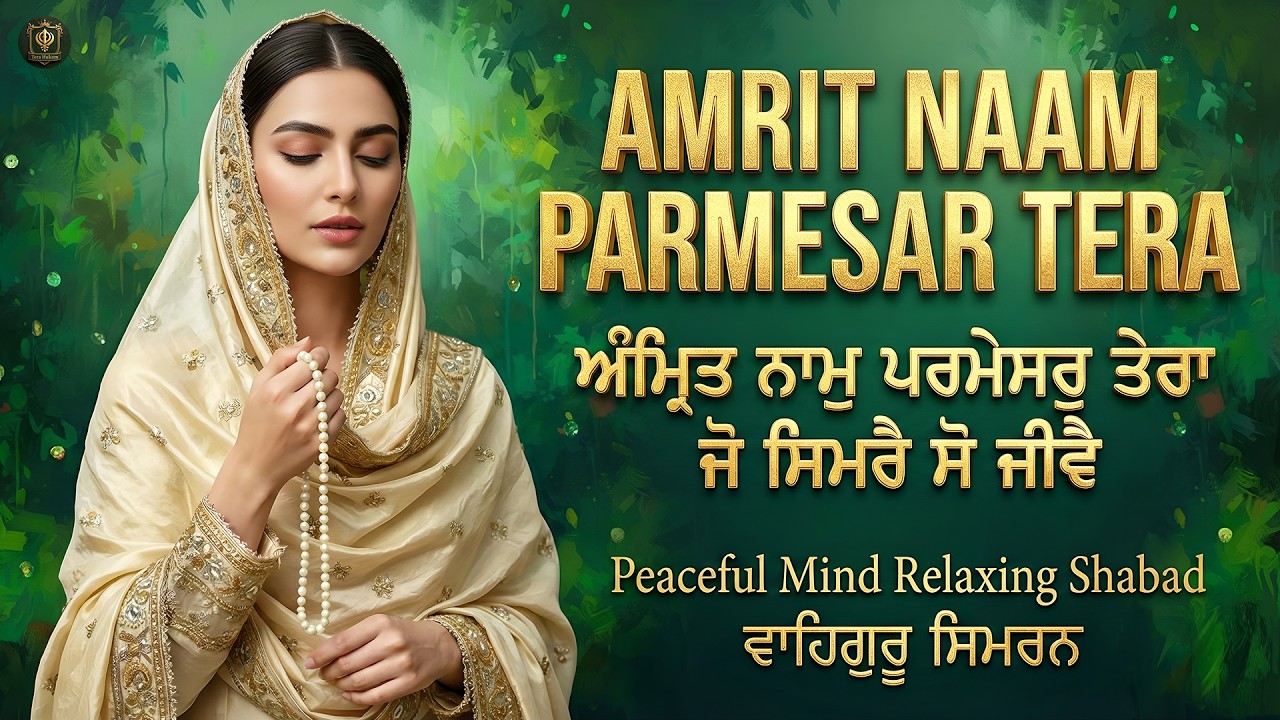 Amrit Naam Parmesar Tera I Waheguru Simran I Gurbani Simran I Satnam Waheguru I Shabad Kirtan