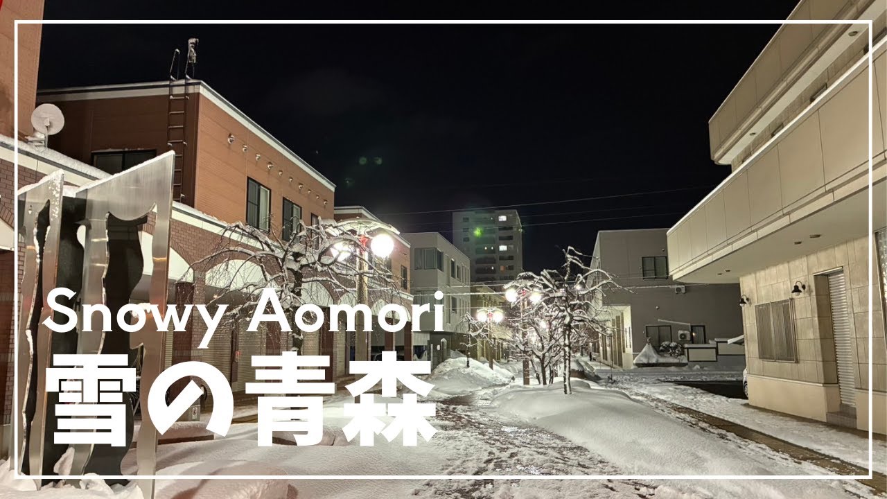 【vlog】雪の青森 / Snowy Aomori ☃️❄️