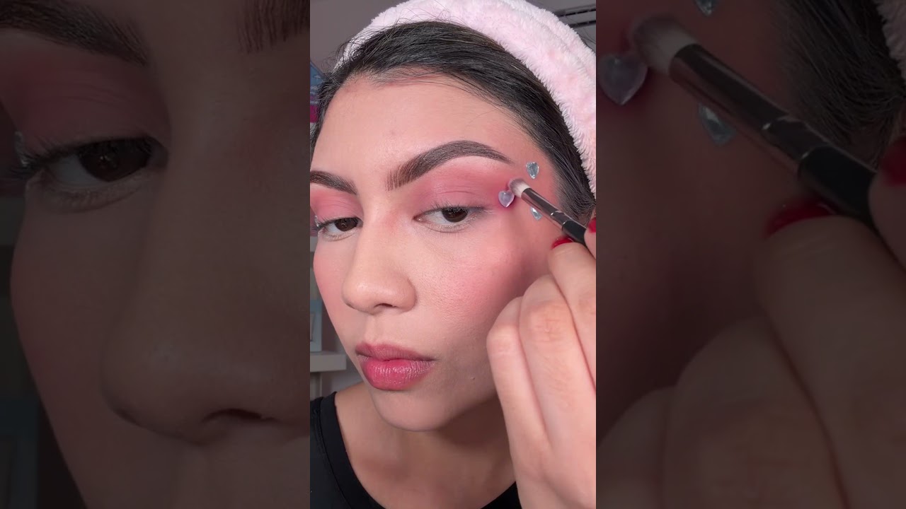 Makeup de San Valent&iacute;n #maquillaje #makeup #beautyhacks #valentinesday
