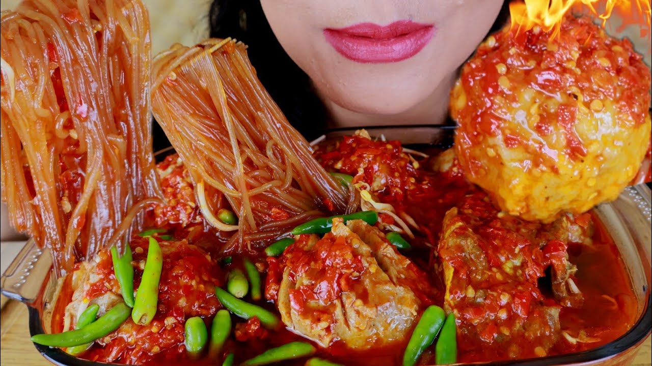 ASMR BAKSO URAT SOUN PEDAS | ASMR MUKBANG INDONESIA